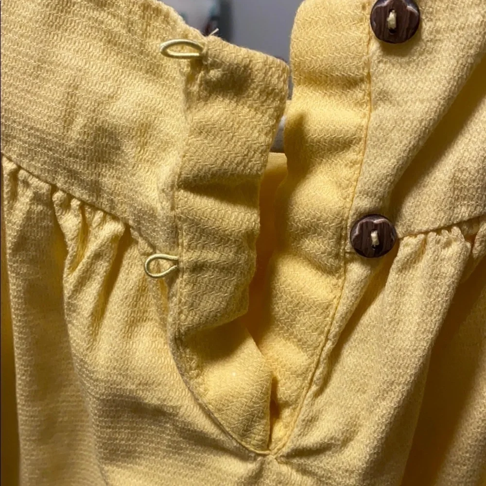 YELLOW top/dress. Size 2T